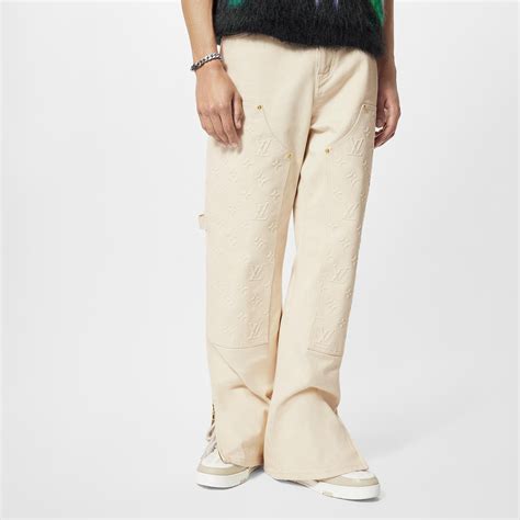 louis vuitton mens leather pants|Louis Vuitton twice denim.